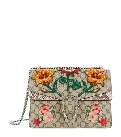 gucci rhinestone flower bag dionysus